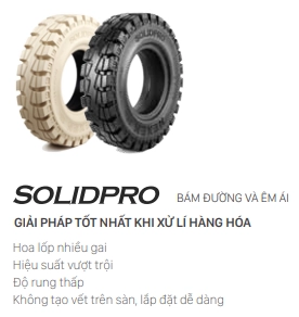 Lốp đặc đàn hồi SOLIDPRO