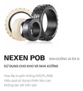 Lốp ép vành thép NEXEN POB