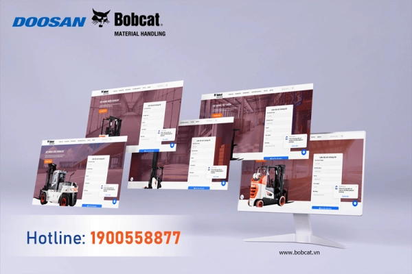 Ra mắt website xe nâng Bobcat TST phân phối chính hãng